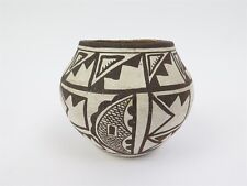 Acoma New Mexico Pueblo Pottery Hand Painted & Signed 4.5