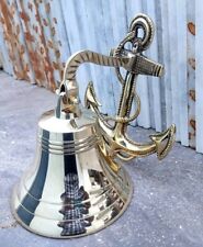 6'' Nautical Maritime Solid Brass Anchor Ship Door Bell For Home Decor, Gift picture