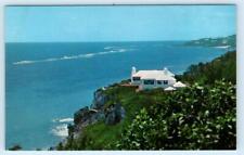 TUCKER'S TOWN, Bermuda ~ View from MID OCEAN CLUB Golf Course 1960s-70s Postcard picture
