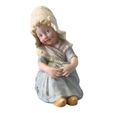 Antique German Gebruder Heubach Marked Bisque Girl Figurine  picture