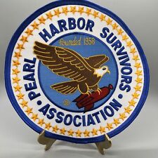 Pearl Harbor Patch Survivor War Association eagle Emblem WWII Collectible 8 3/8” picture