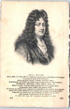 Unposted Greeting Postcard - Jean Racine - Biography picture