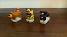 Lot 3 French Feves / Miniatures in porcelain: Secret Life of Pets (dogs) picture