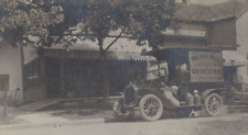 C.1910 RPPC Old Delivery Truck Walnut Hill Grocery G.L. Ringer Prod Supermarket picture
