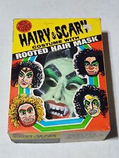 Vintage 1978 Ben Cooper Hairy & Scary Dracula Mask + Box (No Costume) picture