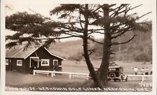 Club House Neskowin Golf Links RPPC Postcard white border 1945-1950 picture