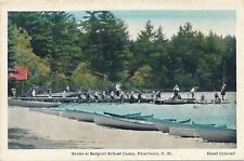 PETERBOROUGH NH – Sargent School Camp Peterboro – Hand Colored Postcard picture