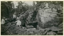 Excavation In Progress British Honduras G Laws 1927 OLD PHOTO picture