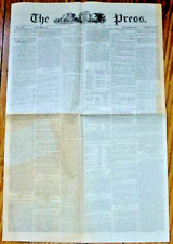1876 PHILADELPHIA THE PRESS CUSTER LITTLE BIG HORN CENTENNIAL NEWSPAPER picture