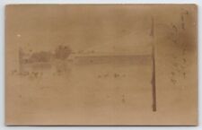 Fayetteville NC RPPC Flooded Clarendon Bridge 1908 Real Photo Postcard U28 picture