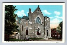 Montpelier VT-Vermont, St Augustine Church, Antique, Vintage Souvenir Postcard picture