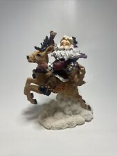 herco gift professional Santa Clause Riding A Reindeer  picture