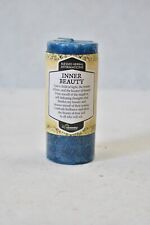 Coventry Creations Blessed Herbal Affirmation Inner Beauty Candle Blue 40 Hour picture