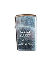 Vintage 1962 Classic Zippo Lighter Brushed Chrome picture