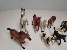 Lot Bundle of Shleich Germany Dressage Horses Clysdale Mustang x 9 Colts Foals picture