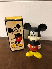 Vintage Avon Disney Mickey Mouse Bubble Bath Plastic Bottle 1970's Empty w/Box picture
