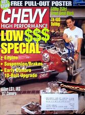 VINTAGE EARLY CAMARO 10-BOLT-UPGRADE - CHEVY HIGH PERFORMANCE MAGAZINE, FEB 2000 picture