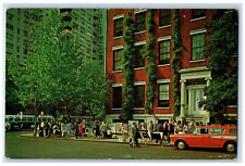 c1950's Paintings on the Street Greenwich Village New York City NY Postcard picture