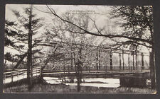 MICHIGAN PLAINWELL IRON BRIDGE KALAMAZOO RIVER MICH 1914 VINTAGE RPPC POSTCARD picture