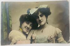 Vintage Postcard Grace & Sybil Arundale Edwardian English Actresses RPPC 1907 picture
