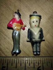 Vintage Celluloid Cracker Jack Charms - Lot Of 2 picture