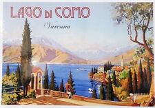 Lake Como Lago Di Como Landscape Painting  Italy Postcard picture
