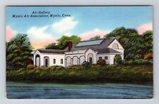 Mystic CT-Connecticut, Art Gallery, Mystic Art Association, Vintage Postcard picture