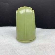 Vintage Art Deco Salt and Pepper Shaker. Green duel shaker Made in the USA picture