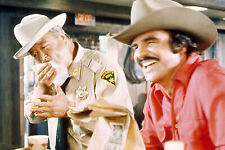Jackie Gleason Burt Reynolds Eating In Diner Smokey And The Bandit Large Poster picture