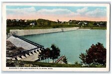 1949 Wachusette Dam & Reservoir Bridge Clinton Massachusetts MA Posted Postcard picture