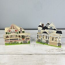 Shelia’s Collectibles Wood Houses Eureka Springs & Helena Arkansas, 1 Signed picture