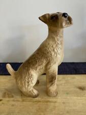Large Coopercraft Made England Fox Terrier Dog Figurine EUC picture