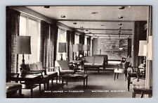 Whitewater WI-Wisconsin, Lounge At Fairhaven Inn, Advertising, Vintage Postcard picture