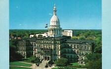 Postcard MI Lansing Michigan State Capitol Chrome Unposted Vintage PC H9984 picture