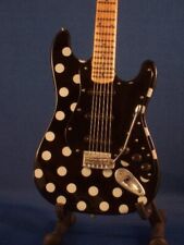 Miniature BUDDY GUY Polka Dot Guitar with Stand Display GIFT picture