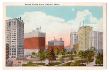 Detroit Michigan c1920's Grand Circus Park, downtown business district picture