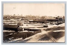 Postcard Lemmon South Dakota RPPC Town View Business Section 1909 picture