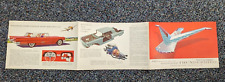 1958 Ford Thunderbird sales brochure 6 pg folder ORIGINAL picture
