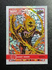 2021-2022 Upper Deck Marvel Annual 🔥  GHOST RIDER SILVER SPARKLE PARALLEL 🔥 picture