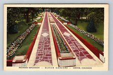 Denver CO-Colorado, Neonized Esplanade, Elitch Gardens, Vintage Postcard picture