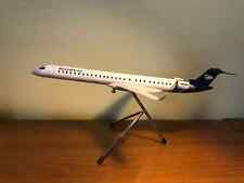 1/100 Fokker Aircraftng Bombardier CRJ-1000 Airplane Model with Tripod Stand picture