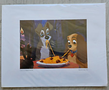 Disney’s LADY AND THE TRAMP matted Lithograph 12”x15” - VF picture