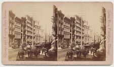 CHICAGO SV - Washington Street & 5th Ave - Gates 1880s picture