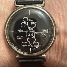 Vintage Pulsar Mickey Mouse Date And Time  Watch RARE MODEL 073319 picture