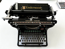 Vintage 1936 Underwood No. 12 Typewriter Serial #4599098-12 picture