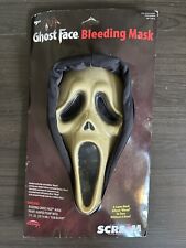 NIB Scream 4 Ghost Face Bleeding Mask Fun World 2010 Halloween Adult Costume picture
