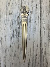 Vintage Provident Mutual Brass Bronze Letter Opener 1955 Whitehead & Hoag picture
