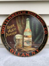 RARE 1915 PRE PRO DOTTERWEICH BREWING CO OLEAN NEW YORK BEER TRAY 12