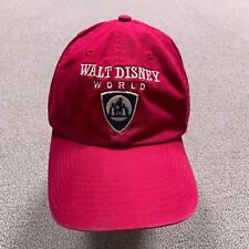 Vintage Walt Disney World Hat Adult Red Embroidery Spellout  Adjust picture