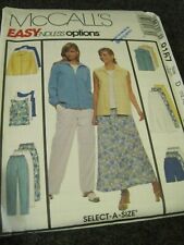MISSES' JACKET VEST ... VTG McCALL'S 9167 Easy Endless Options Sewing Pattern UC picture